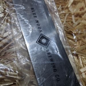 NWT Blue Moon Bartenders Large 2 Sided Bottle Open